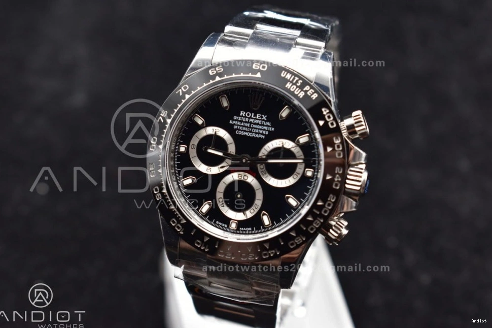 Bracelet Best Edition SA4130 904L SS Black Dial 116500 Daytona Case BTF And 1:1 0305